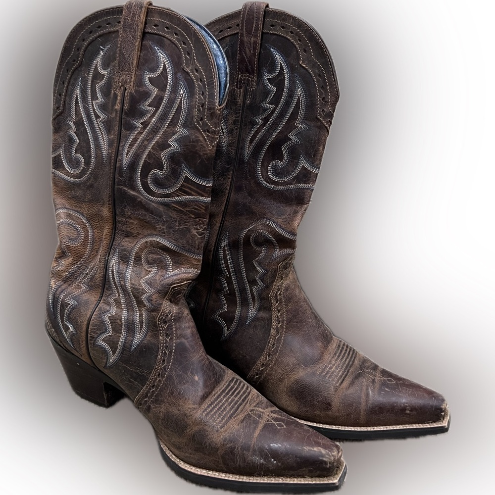 Ariat Brown Western Cowboy Boots